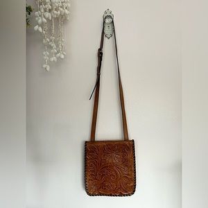 Patricia Nash Granada Tooled Leather Crossbody